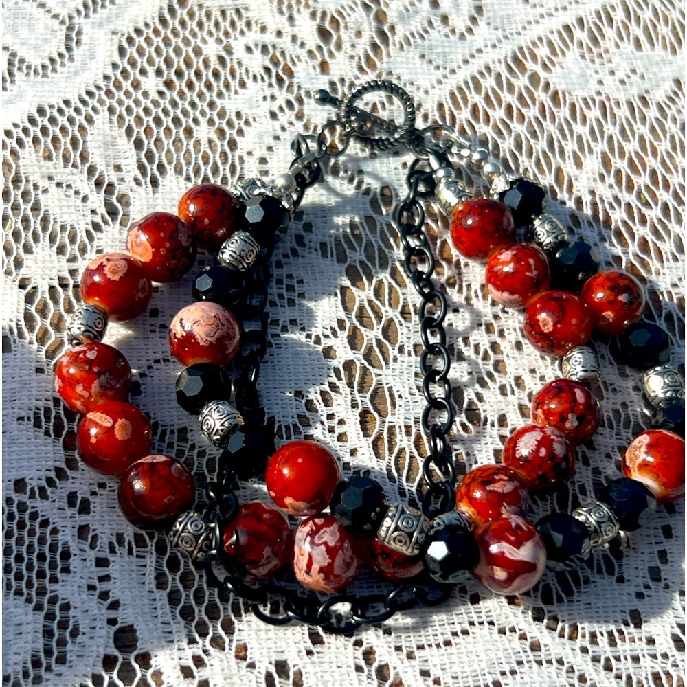 HM051 Artisan 3 Strand Bracelet 8” (size can be personalized)